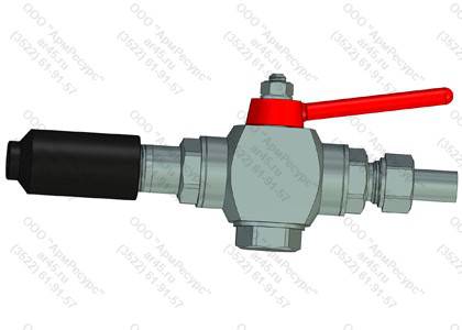 Кран сферический КС2-10х16-лс-1 (АРМ-КС-4) Кран сферический КС2-10х16ХЛ (АРМ-КС-4)