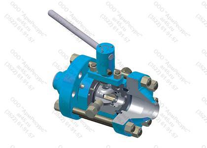 Кран шаровый дроссельный КШД 65х210 Кран шаровый дроссельный КШД 65х210