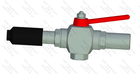 Кран КС2-10x16-лс-9 (АРМ-КС-4-лс-9) Кран сферический КС2-10x16-лс-9 (АРМ-КС-4-лс-9)