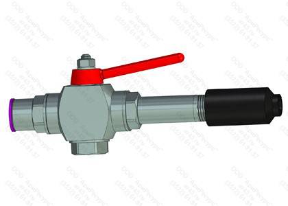 Кран под манометр КСМ-35-3 (АРМ-КС-3) Кран сферический под манометр КСМ-35-3 (АРМ-КС-3)